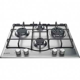 Ariston  Built-in Gas Hob 60 CM, Stainless Steel PCN 642 T/IX/A - Silver