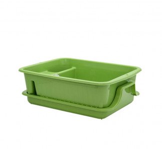 Lionstar Dish Rack 1L With Tray A-7, Green