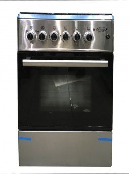Venus Full Gas Burners Cooker 58x58, Electric Oven Tanzania(Inox, VC6606ESD)