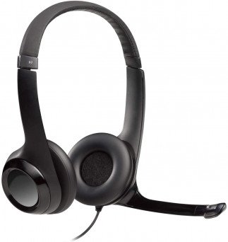 Logitech H390 USB Headset With Noise-Cancelling Mic 981-000406