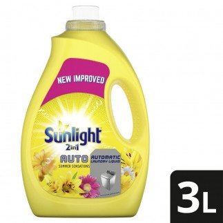 Sunlight Summer Sensations 2in1 Auto Washing Liquid Detergent 3L