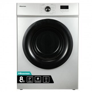 Hisense 8Kg Air Vented Tumble Dryer with LED Display DVDL80S - Silver