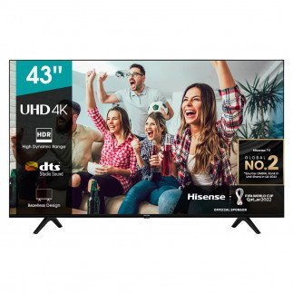 Hisense 43" 4K UHD Smart TV With Netflix, Youtube | 43A6K