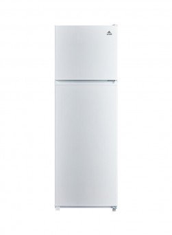 EVVOLI Double Door Top Freezer Refrigerator 294L Tanzania, EVRFM-294LW white