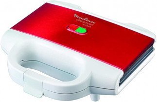 Moulinex Sandwich Maker, perfect for sandwiches, paninis, all breads Tanzania(red color, SM156843)