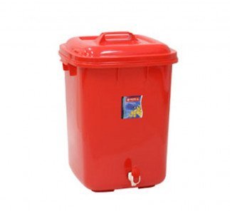 Lion Star Plastic Water Dispenser 60L Square E-27 Red