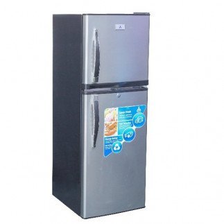 Delta Double Door Top Freezer Refrigerators Defrost  168L Tanzania (Inox DRFK-170.I) | FRIJI ZA DELTA
