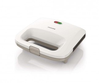 Philips 820-Watt Sandwich Maker Tanzania(White,HD2393)