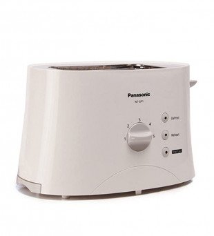 Panasonic 2-Slice Pop-up Toaster Tanzania, 680-Watt, NT-GP1WSH