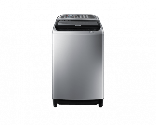 Samsung Active Dual Wash Tanzania - 13 Kg top loading washing machine (WA13J5730) Silver