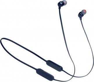 JBL Tune 125 - Bluetooth Wireless in-Ear Headphones with 3-Button Mic/Remote and Flat Cable - Blue