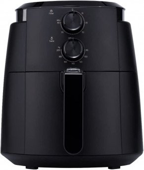 evvoli Air fryer 4 Liters, 1500W, No Pre-Heat Needed, No-Oil Frying, Fast, crispy and healthy, Temperature Control, black - EVKA-AF4001BS Tanzania