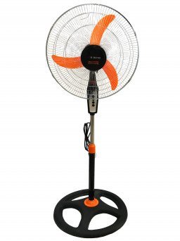 Mo Electro Electric Stand Fan, Black/Yellow | FENI YA MO ELECTRO