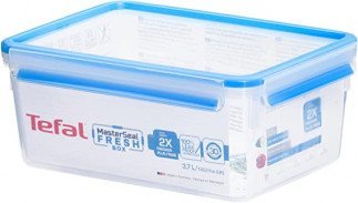 Tefal K3022012 MasterSeal Fresh Box, Plastic Food Storage Container, Keeps Food Fresher for Longer and 100 Percent Leakproof, 3.7 Litre Tanzania
