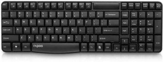 Rapoo E1050 Wireless keyboard (2.4 GHz)  (Black)  Tanzania
