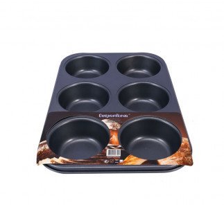 Nadstar1 Baking Tray, 6 Hole Cupcake, 618B Tanzania