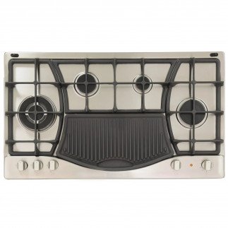 Ariston Built-in Gas/Electric Hob, 5 Burners, Grill Plate,  Silver - PH 941 MSTBGH Tanzania
