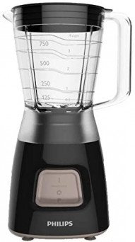 Philips 1.25 Liter Daily Collection Blender Tanzania - HR2058, Black