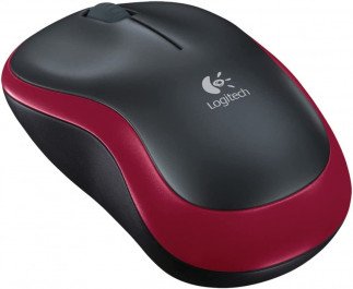 Logitech 910-002237 M185 Wireless Mouse - Red