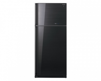 SHARP Refrigerator Digital No Frost 671 Liter Tanzania, 2 Glass Doors  SJ-GCF75V-BK