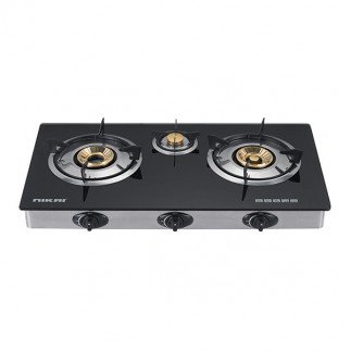 Nikai 3 Burner Gas Stove, Glass, Ng333g Tanzania