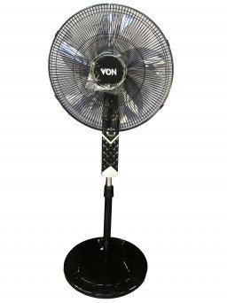 Von Hotpoint Floor Standing Fan 18" Inch Tanzania (Black, VSNJ8621K)