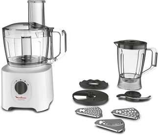 Moulinex Food Processor, Easy Force 800 Watts, 6 Attachments, +25 different functions, 1.8 Liter and 2.4Liter Bowl capacity, FP247127 Tanzania
