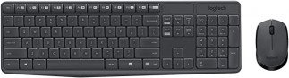 Logitech MK235 Wireless Keyboard and Mouse 920-007931 Tanzania (Black)