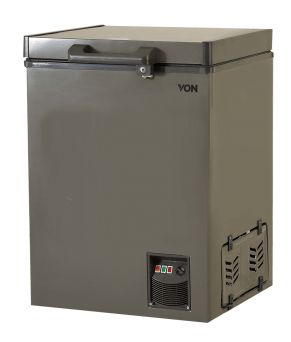 Von Showcase Freezer 104L VAFC-12DUS Tanzania - Grey
