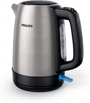 Philips Kettle Steel 1.7L 2200W HD9350
