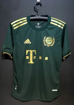 Bayern Munich Green Jersey(Kit) 2021/2022 - Small