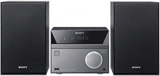Sony CMT-SBT40D Tanzania, 50W Bluetooth Hi-Fi System with CD and FM Radio - Black/Grey