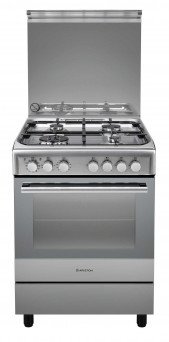 ARISTON 60X60cm  4 Gas Burners, Electric Oven & Grill A6TMH2AF