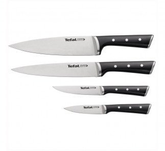 Tefal Ice Force Kitchen Knife Stainless Steel 4 Piece Set K2324S74