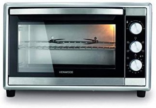 KENWOOD ELECTRIC OVEN 2200W Power, Large Capacity 56L, 120 min timer, 6 cooking position, Silver Color - MOM56.000SS
