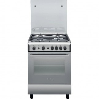ARISTON 60 X 60CM FULL GAS FREESTANDING COOKER, GAS OVEN & GRILL - A6GG1F (X) EX Tanzania