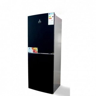 Delta 269L Double Door Refrigerator, Top Freezer Defrost, Energy efficiency A+, Black(DRFG-269B)