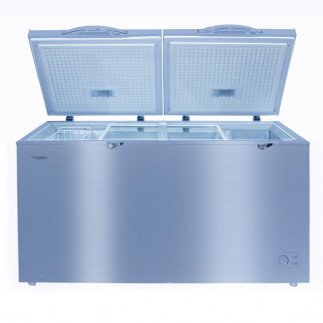 Venus 550L Double Door Chest Freezer, Lock & Key, Aluminum Interior VCF-550