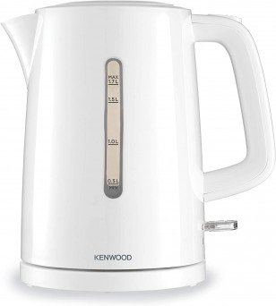 KENWOOD PLASTIC KETTLE TANZANIA, 1.7L Capacity, 2200W Power, WHITE - ZJP00.000WH | jagi la kuchemshia maji