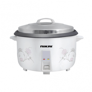 Nikai 5.6 Litre Capacity Rice Cooker, White - NR677N Tanzania