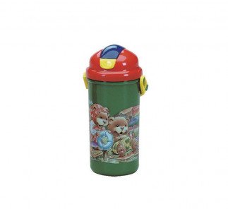 Lion Star Kids Sport Water Bottle 600ML Roco NN-10 Tanzania, Green