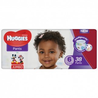 Huggies Baby Diapers Pants Size 6 (15-25 Kg) Jumbo pack (38 pants) Tanzania