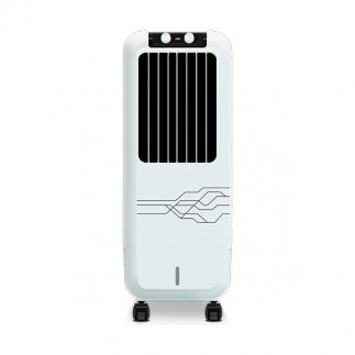 Hindware RIO 12L Tower Air Cooler, 3-speed with Ice Chamber & Honeycomb Pads (Black & White)