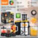 RAF New Design 4 in 1 Juicer Machine 1000w Powerful Wide Mouth Stainless Steel Juicer Extractor for Vegetable Fruit S-Type Blade