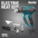 Ronix Electric Heat Gun High-quality Multi Temperature For Woodworking 50-60Hz 2000W 1101