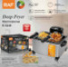 Raf Multifunctional Home 7.5L Stainless-Steel Basket Double Tank Electric Deep Fryer With Indicator Light