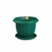 Lionstar Lotus Pot No10 w/Cover 300Ø FP-42 Plastic Planter Pot, Outdoors and Indoors Garden, Sturdy and Durable