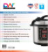 Digiwave 9L Digital Pressure Cooker, 1600W, Overheat Protection DWPC-1714