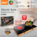 RAF R.8088 Electric Stove, 4800W High Power Double Burner Cooker, 220-240V Portable Ceramic Hot Plate
