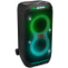 JBL PartyBox Stage 320 - Portable Party Speaker with Telescopic Handle & Wide, Sturdy Wheels, Powerful JBL Pro Sound, Futuristic lightshow, Up to 18 Hours of Play time, Splash Proof (Black)